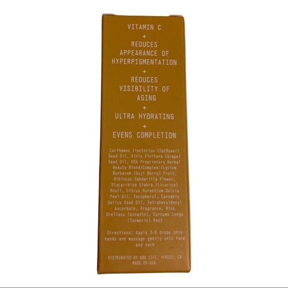 KOA LIFE Vit-C Brightening Oil • NIB - Picture 4 of 4